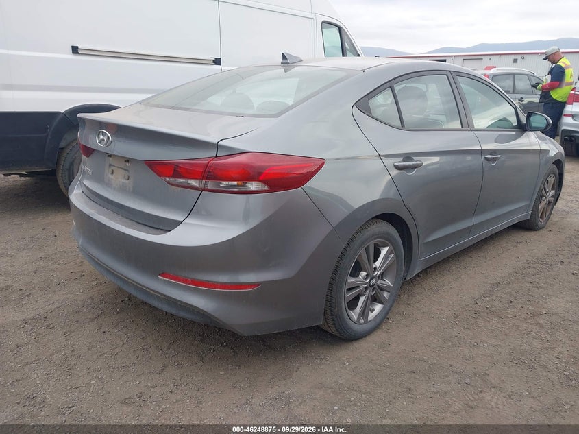 Vin: kmhd84lf3hu424922, lot: 46748901, hyundai elantra value edition 20174