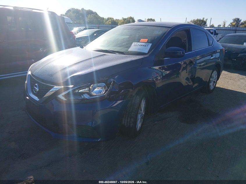 Vin: 3n1ab7apxjy218492, lot: 46748913, nissan sentra sv 20182