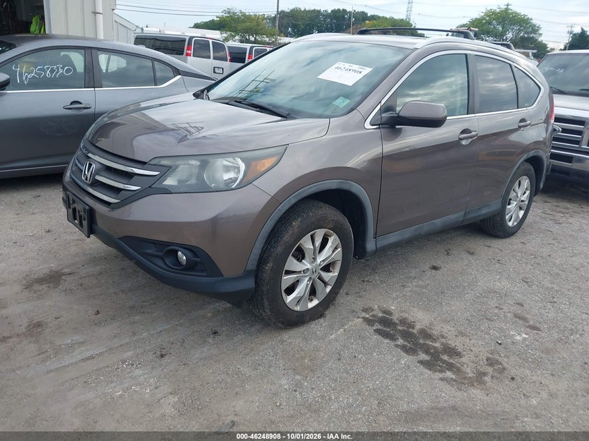 Vin: 5j6rm4h72cl018520, lot: 46748934, honda cr-v ex-l 20122