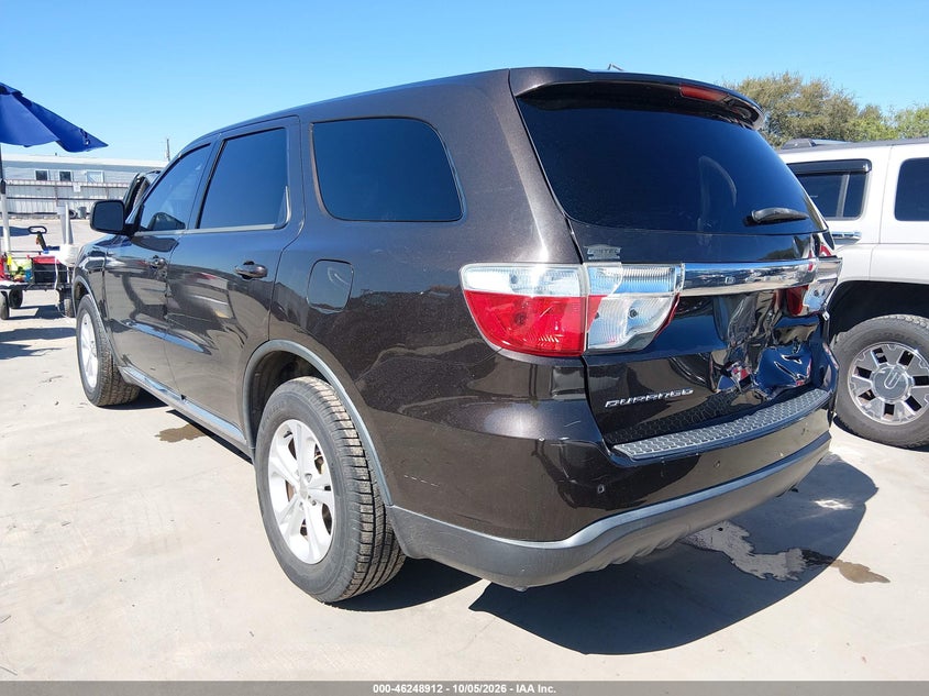 Vin: 1c4rdhag3cc261499, lot: 46748938, dodge durango sxt 20123