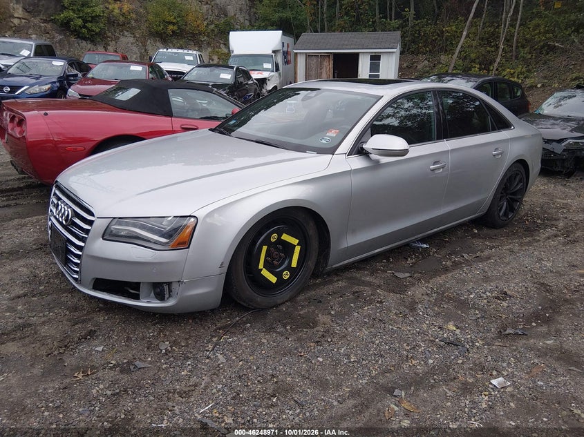Vin: wauavafd1bn018175, lot: 46748997, audi a8 4.2 (tiptronic) 20112