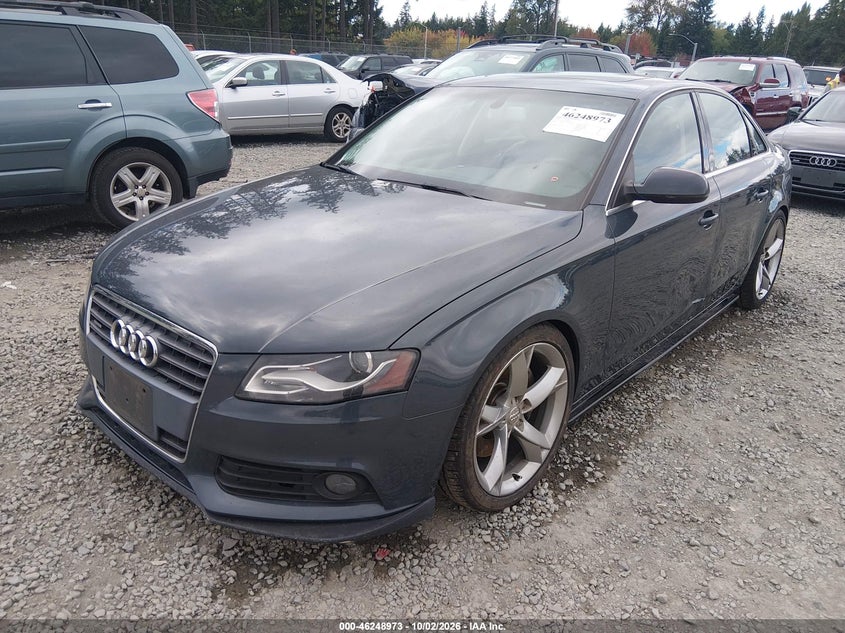 Vin: wauffafl7an043154, lot: 46748999, audi a4 2.0t premium 20102