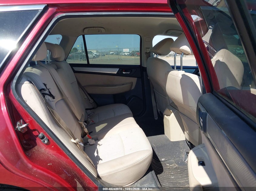 SUBARU OUTBACK 2016 VIN 4S4BSACC2G3278370