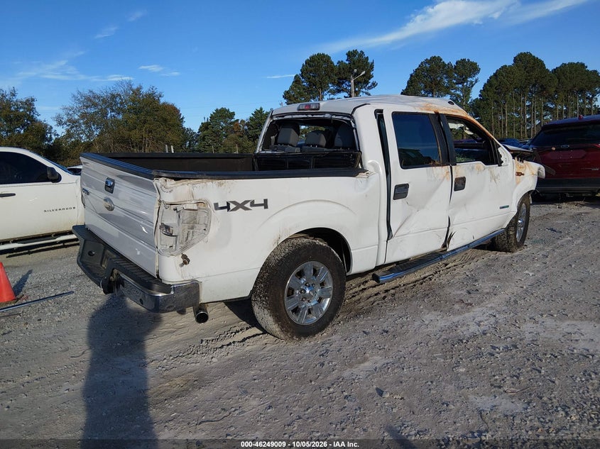 Vin: 1ftfw1et8bfc17748, lot: 46749035, ford f-150 xlt 20114