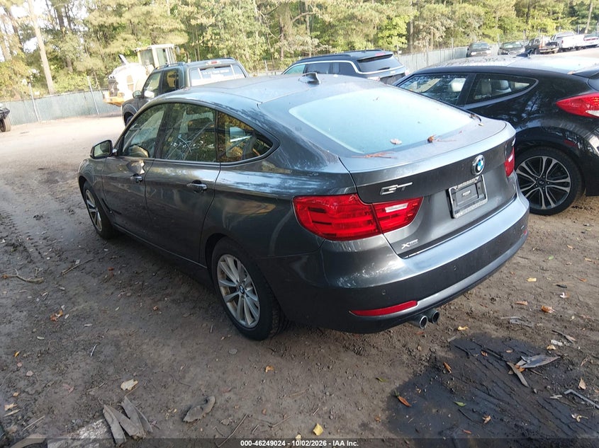 BMW 328I GRAN TURISMO 2015 VIN WBA8Z5C56FGS36954