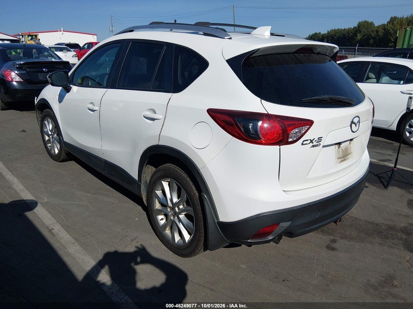 Vin: jm3ke4dy2e0418558, lot: 46749103, mazda cx-5 grand touring 20143