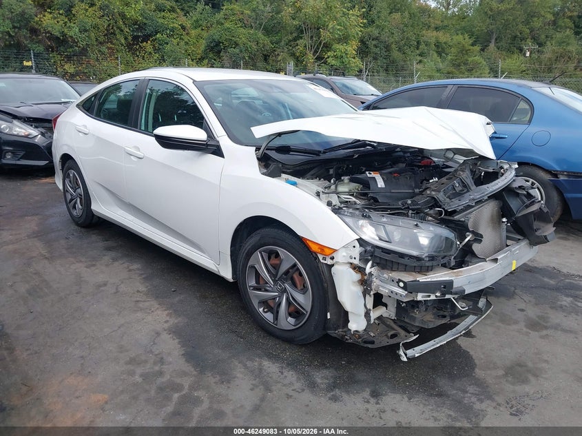 Vin: 2hgfc2f64kh568096, lot: 46749109, honda civic lx 20191