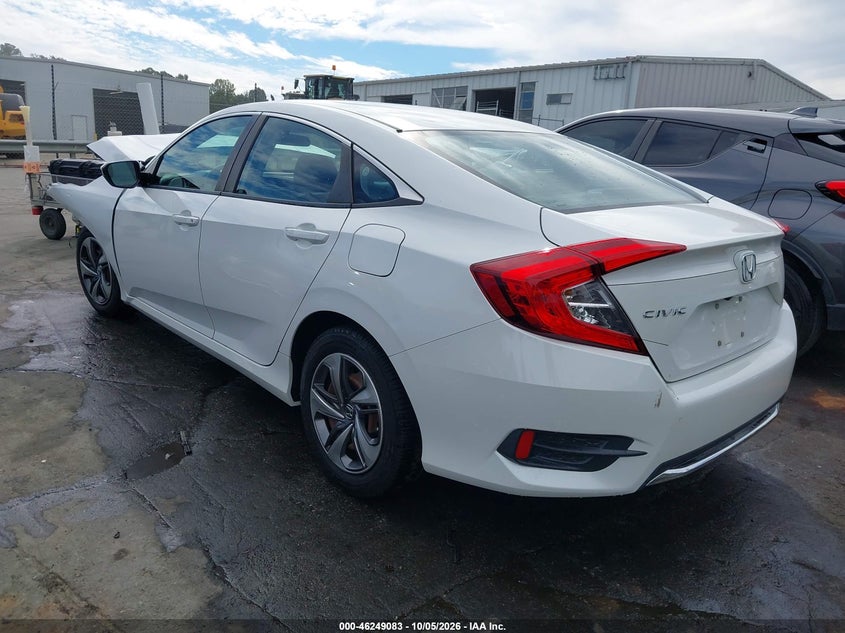 Vin: 2hgfc2f64kh568096, lot: 46749109, honda civic lx 20193