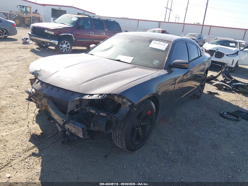 Vin: 2c3cdxhg5fh851649, lot: 46749142, dodge charger sxt 20152