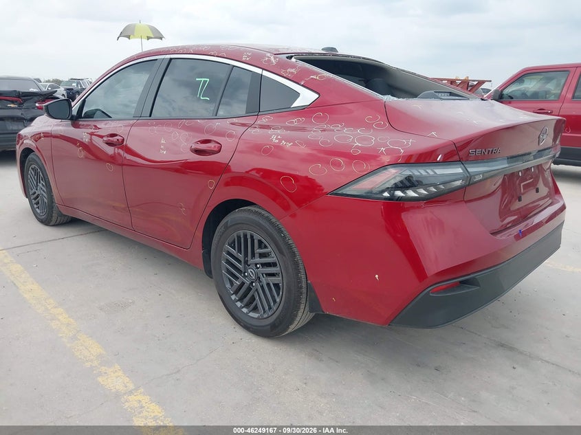 Vin: 3n1ab9cv1ty234591, lot: 46749193, nissan sentra sv 20263