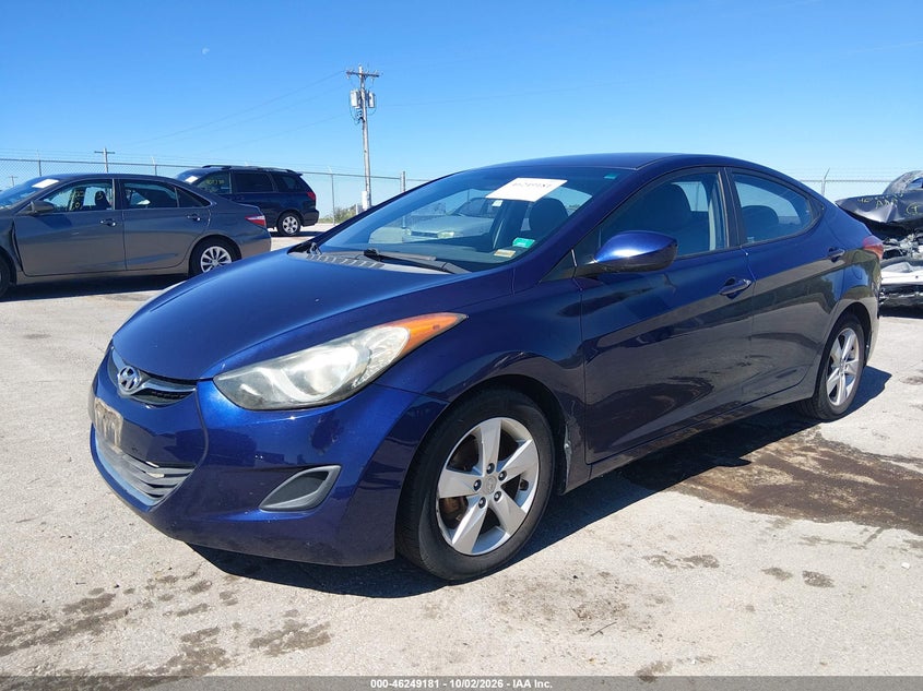 Vin: 5npdh4ae1dh427997, lot: 46749207, hyundai elantra gls 20132