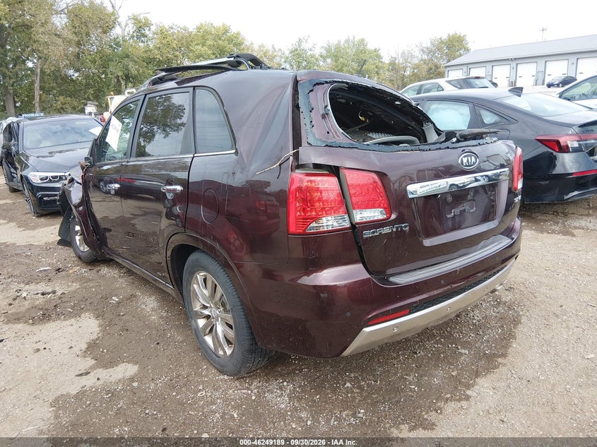Vin: 5xykw4a21cg235083, lot: 46749215, kia sorento sx v6 20123