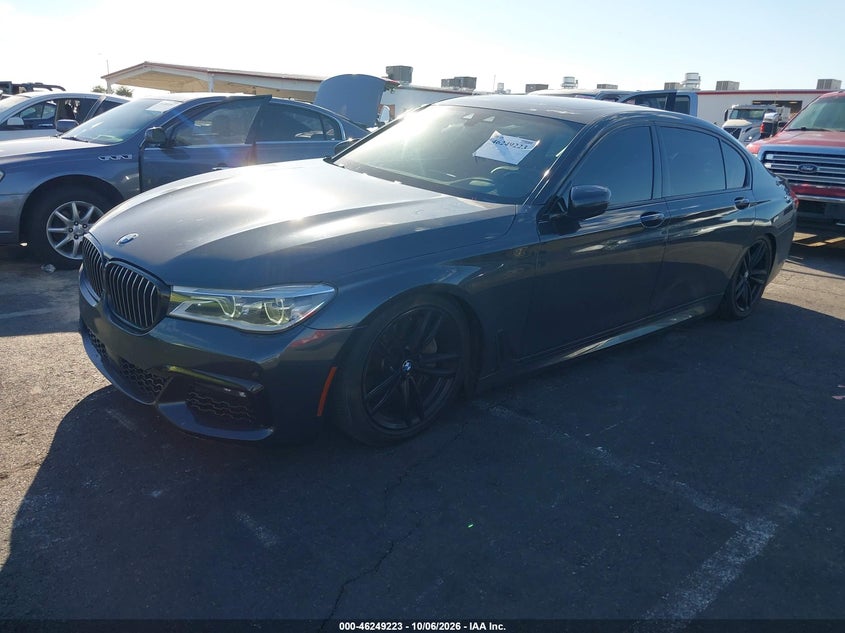 Vin: wba7f0c59jgm22620, lot: 46749249, bmw 750i 20182