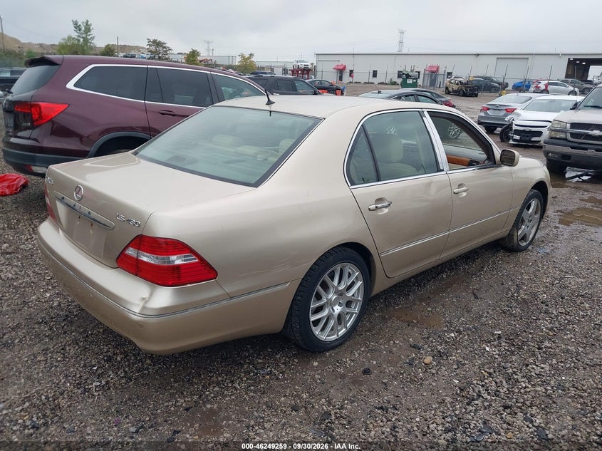 LEXUS LS 430 2005 VIN JTHBN36F455012913