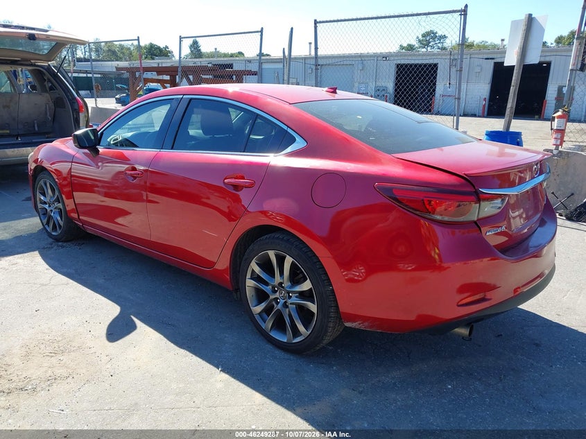 Vin: jm1gl1w58h1144125, lot: 46749314, mazda mazda6 grand touring 20173