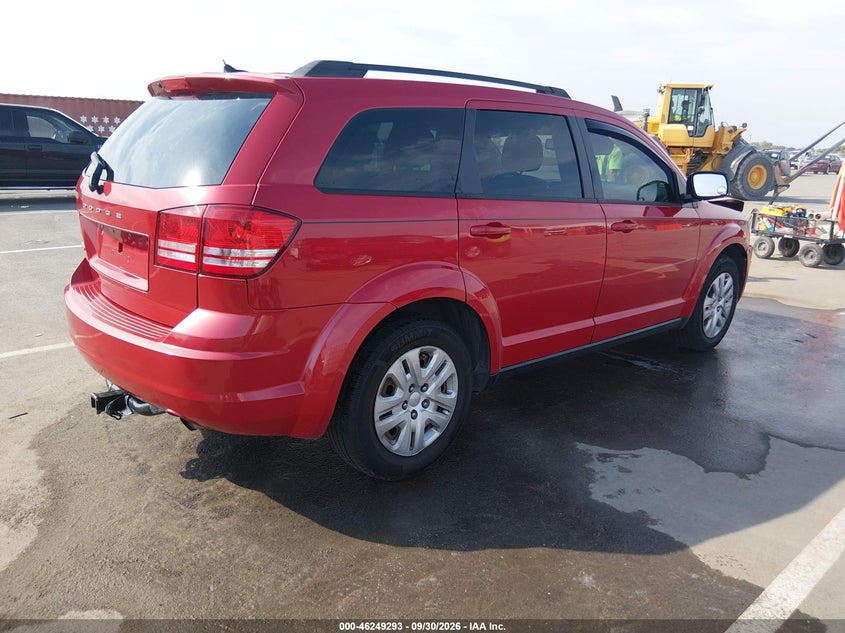 Vin: 3c4pdcab7ht516536, lot: 46749319, dodge journey se 20174