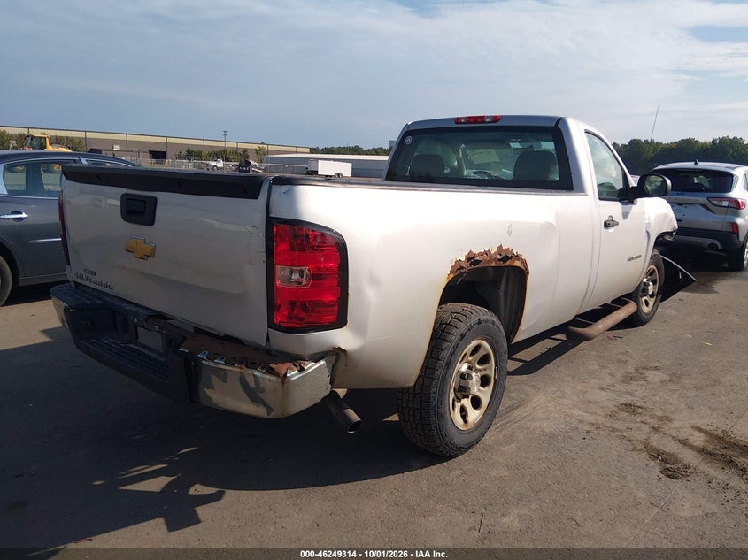 Vin: 1gcncpex3cz122184, lot: 46749340, chevrolet silverado 1500 work truck 20124