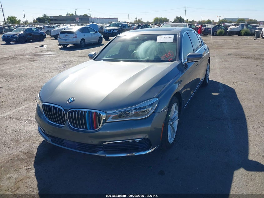 Vin: wba7f0c51ggl99262, lot: 46749406, bmw 750i 20162