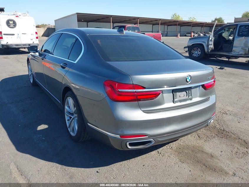 Vin: wba7f0c51ggl99262, lot: 46749406, bmw 750i 20163