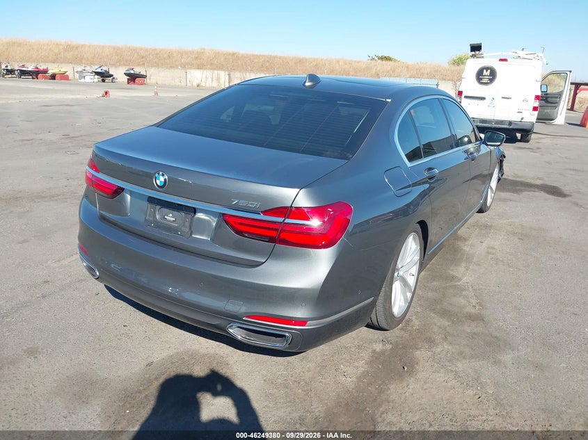 Vin: wba7f0c51ggl99262, lot: 46749406, bmw 750i 20164