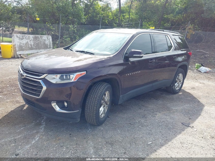 Vin: 1gnergkw6kj156683, lot: 46749440, chevrolet traverse 1lt 20192
