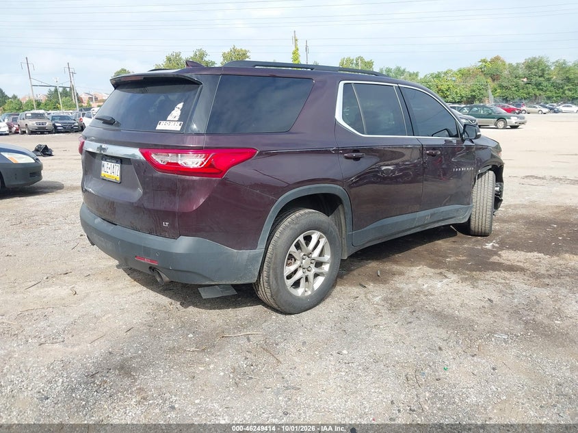 Vin: 1gnergkw6kj156683, lot: 46749440, chevrolet traverse 1lt 20194