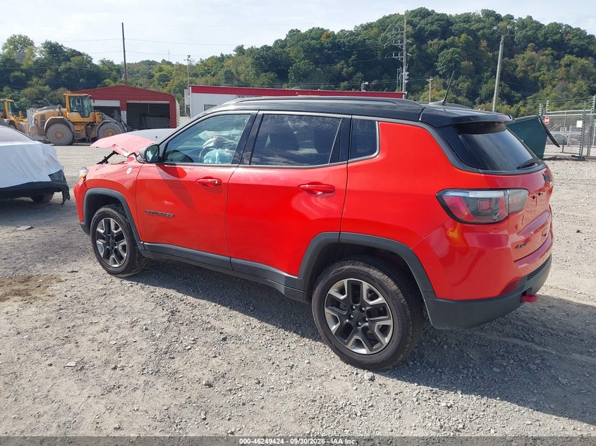 Vin: 3c4njddb2jt283561, lot: 46749452, jeep compass trailhawk 4x4 20183