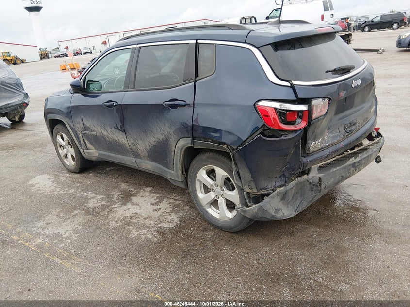 Vin: 3c4njdbb5jt492537, lot: 46749470, jeep compass latitude 4x4 20183