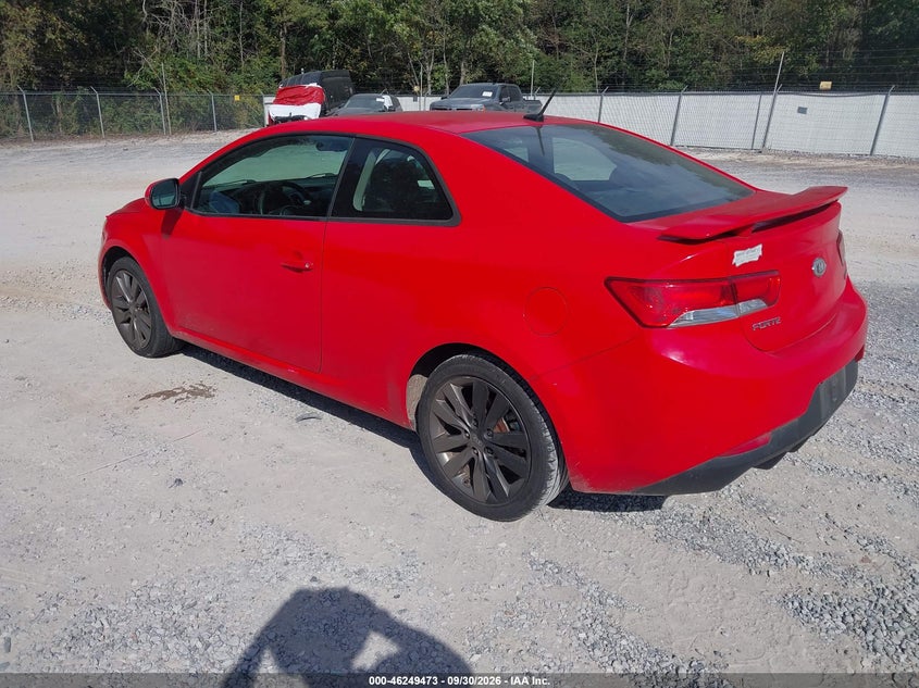 Vin: knafw6a33b5438888, lot: 46749499, kia forte koup sx 20113
