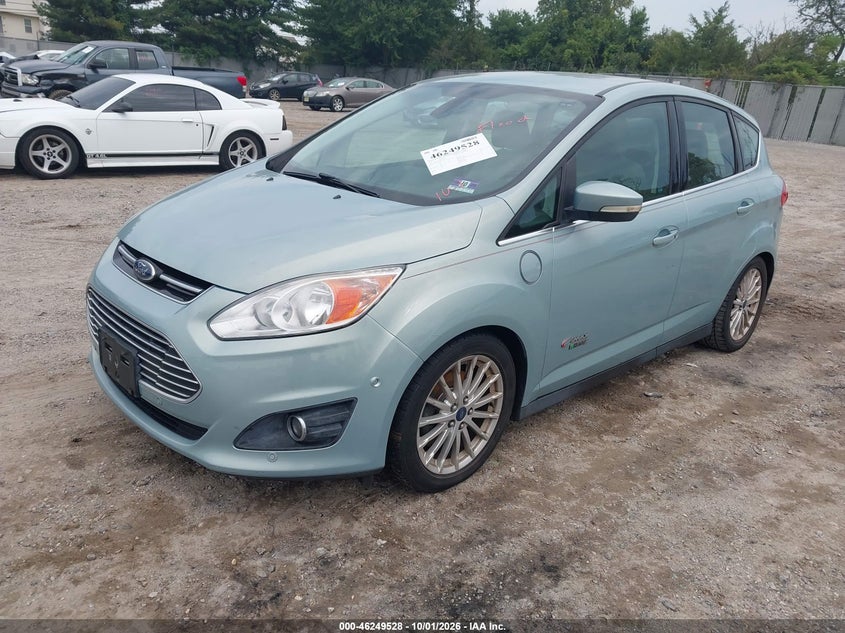 Vin: 1fadp5cu8dl553935, lot: 46749554, ford c-max energi sel 20132