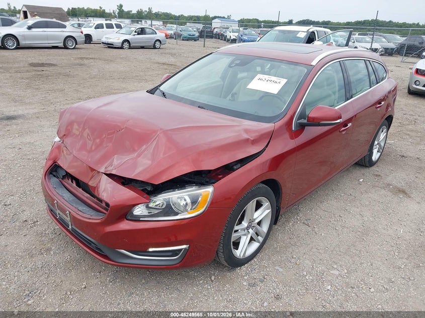 Vin: yv140mec8f1211679, lot: 46749591, volvo v60 t5 premier plus 20152