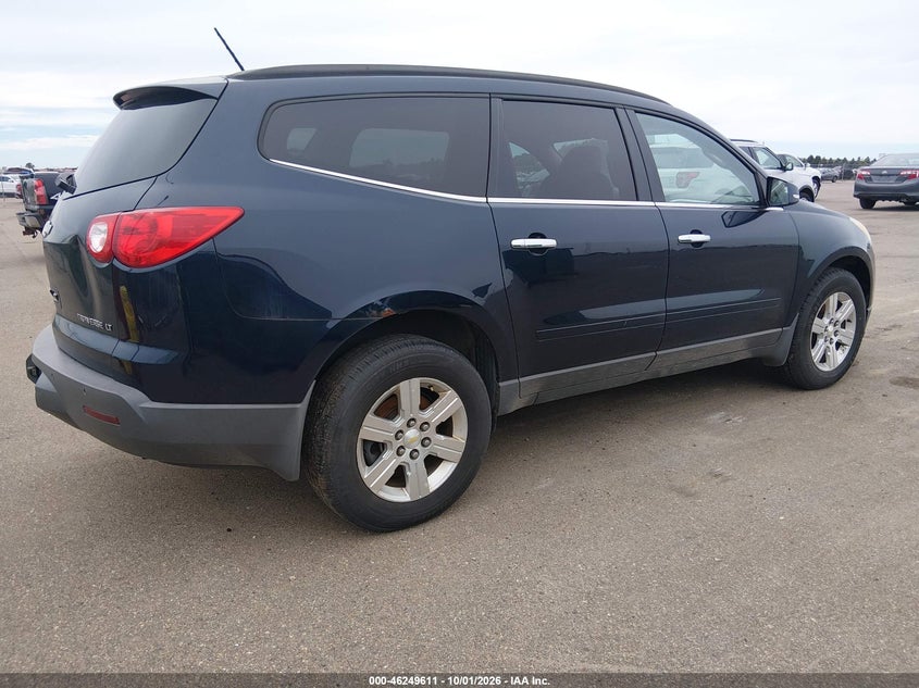 Vin: 1gnkvjed6cj293792, lot: 46749637, chevrolet traverse 2lt 20124