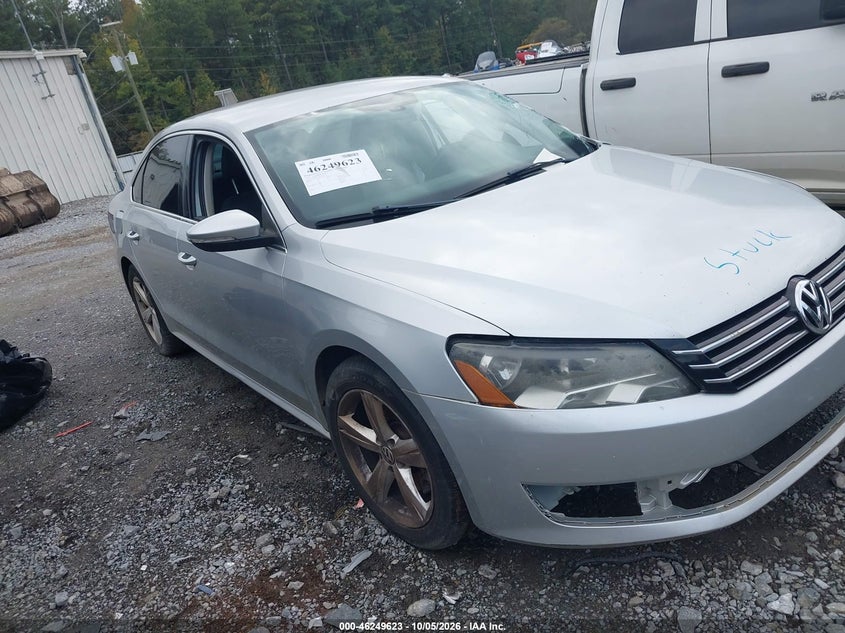 Vin: 1vwbh7a35cc056776, lot: 46749649, volkswagen passat 2.5l se 20121