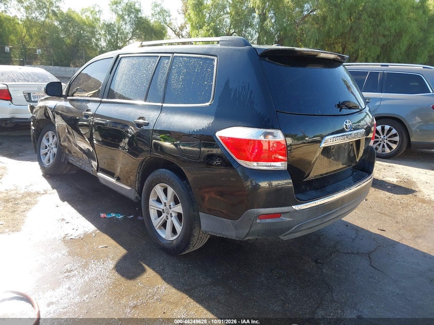 Vin: 5tdzk3eh6cs070038, lot: 46749654, toyota highlander se v6 20123