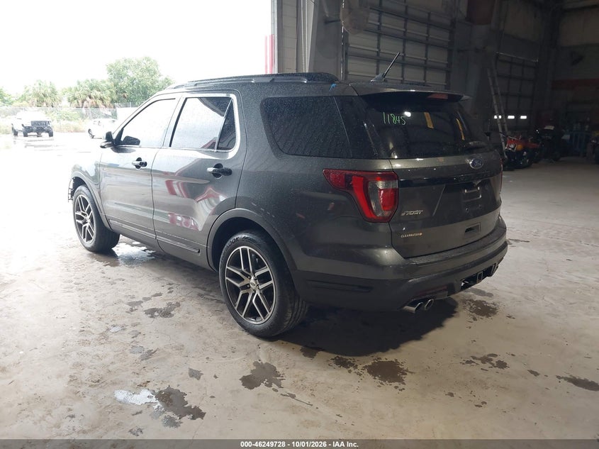 Vin: 1fm5k8gtxkgb02992, lot: 46749754, ford explorer sport 20193