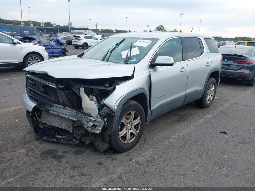 Vin: 1gkknrls3jz222884, lot: 46749789, gmc acadia sle-1 20182