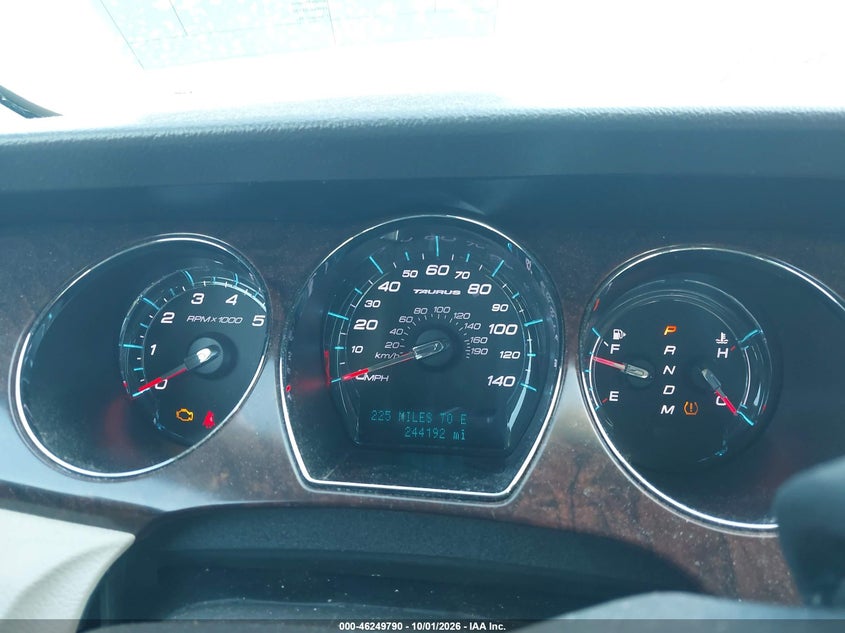 FORD TAURUS 2011 VIN 1FAHP2EW6BG171357