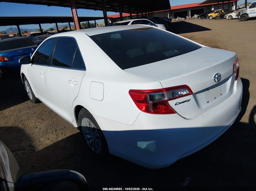 Vin: 4t1bf1fk6cu597217, lot: 46749891, toyota camry le 20123