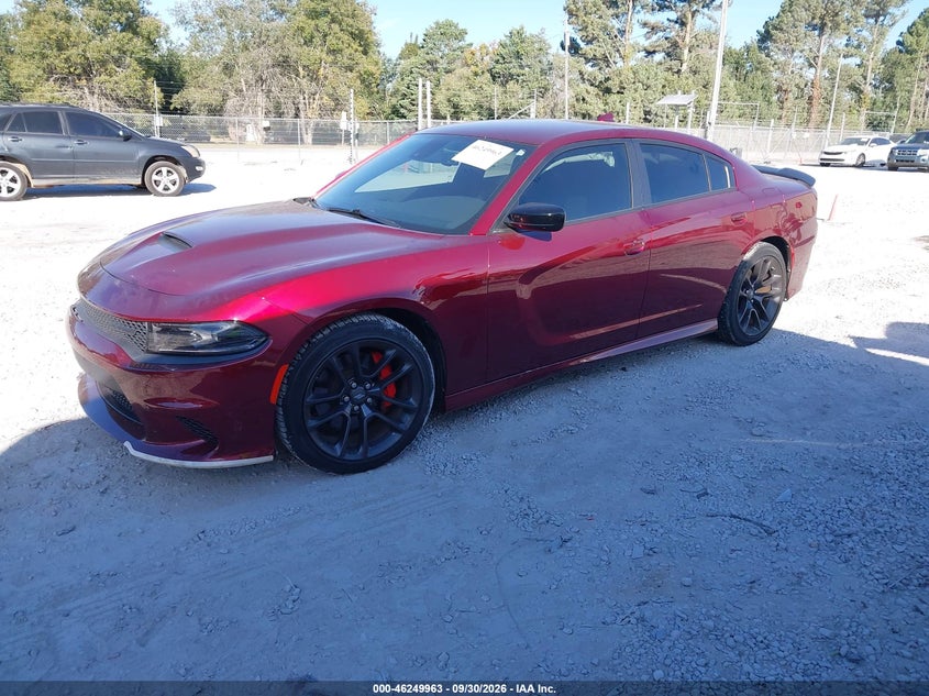 Vin: 2c3cdxhg8ph522607, lot: 46749989, dodge charger gt 20232