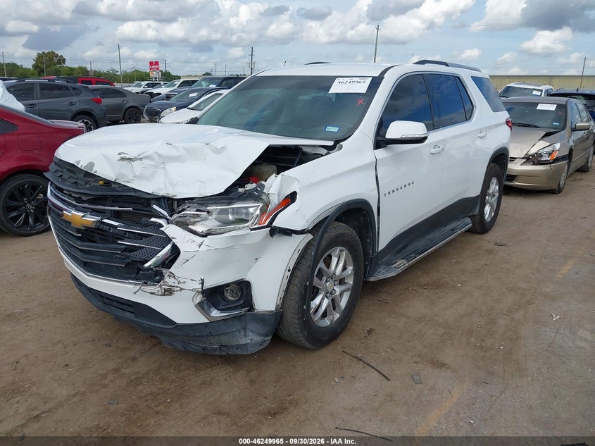 Vin: 1gnergkw8jj127667, lot: 46749991, chevrolet traverse 1lt 20182