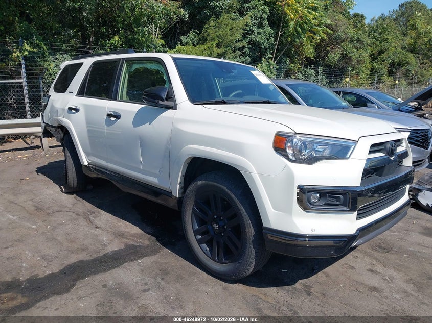 Vin: jteju5jr4m5961014, lot: 46749998, toyota 4runner nightshade special edition 20211