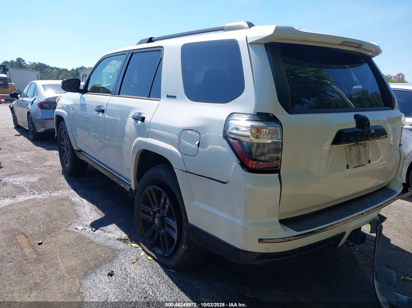Vin: jteju5jr4m5961014, lot: 46749998, toyota 4runner nightshade special edition 20213