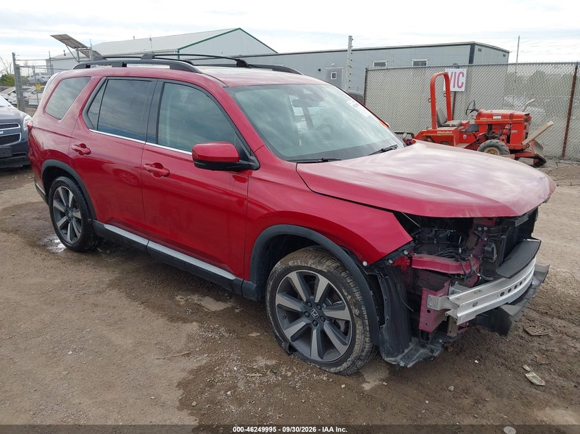 Vin: 5fnyg1h81pb018906, lot: 46750021, honda pilot awd elite 2023 img_1