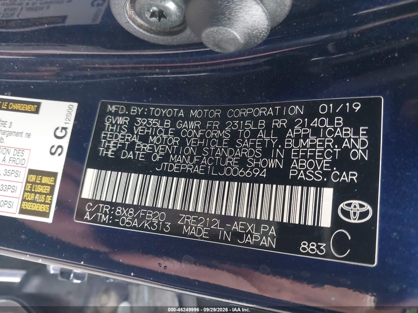 TOYOTA COROLLA - zdjęcie 9