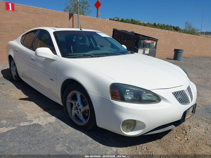 2004 Pontiac Grand Prix Gtp, Знос, IAAI, VIN 2G2WR524741348034