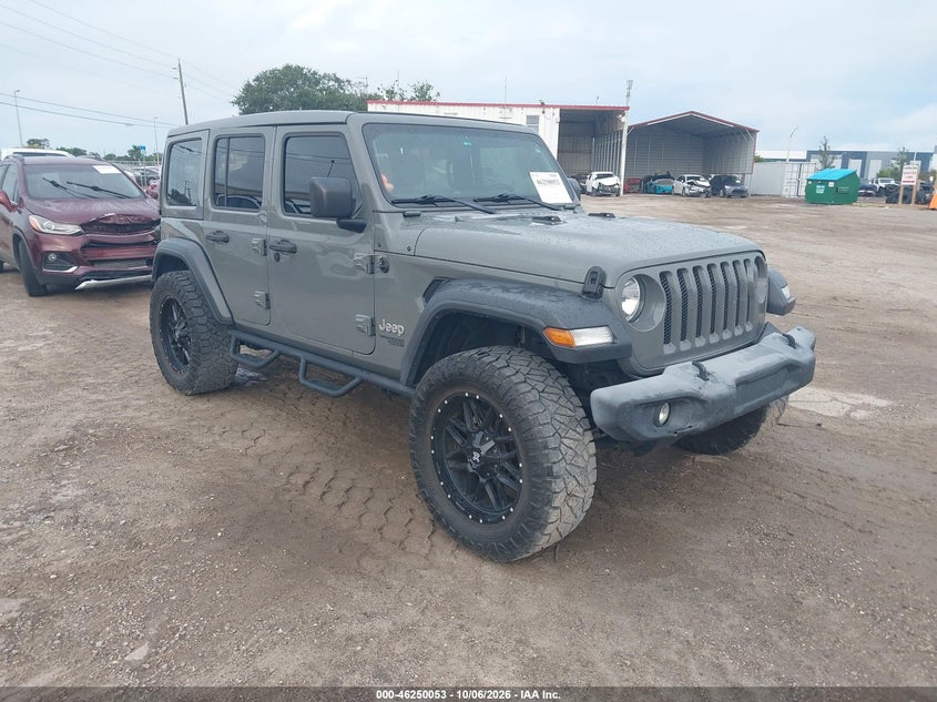Vin: 1c4hjxdg7lw314522, lot: 46750079, jeep wrangler unlimited sport s 4x4 2020 img_1