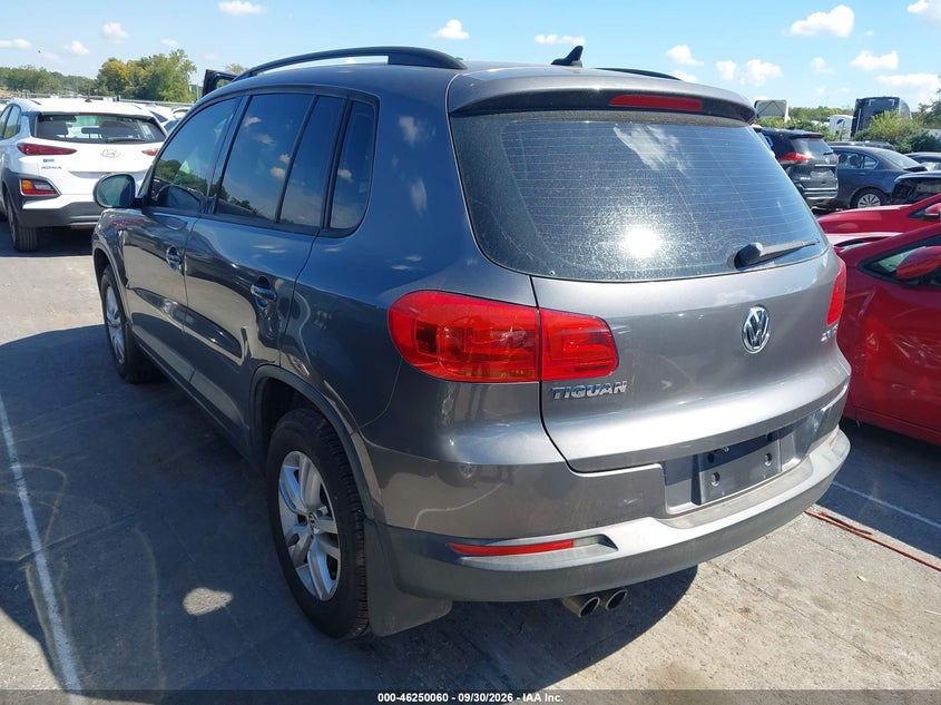 Vin: wvgav7ax1fw545295, lot: 46750086, volkswagen tiguan s 20153