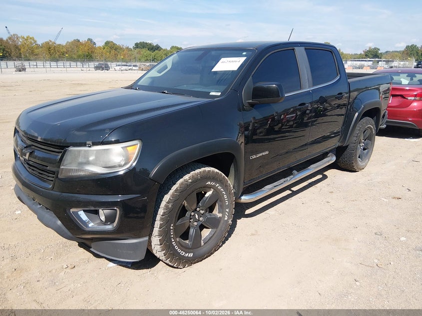 Vin: 1gcgsce35g1348376, lot: 46750090, chevrolet colorado lt 20162