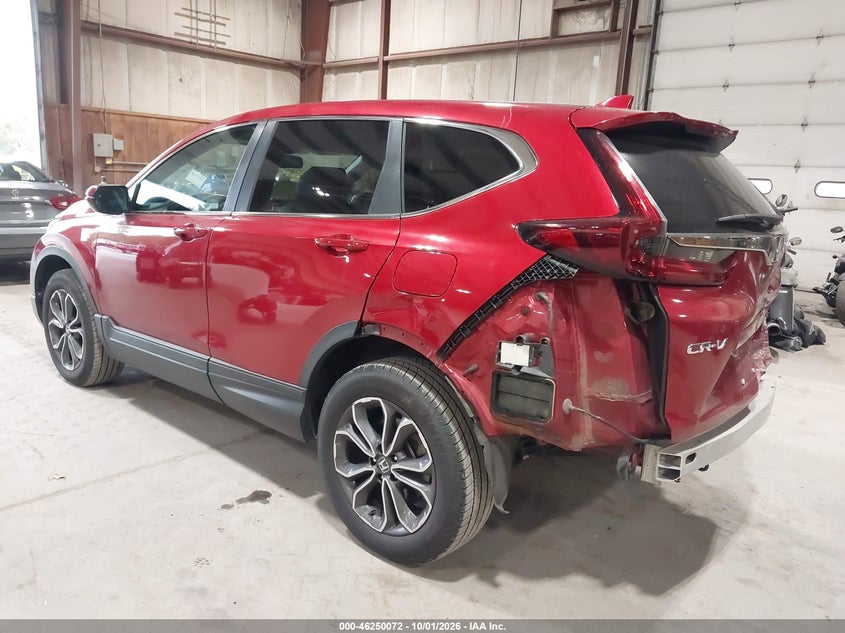 Vin: 2hkrw2h86nh610541, lot: 46750098, honda cr-v awd ex-l 20223