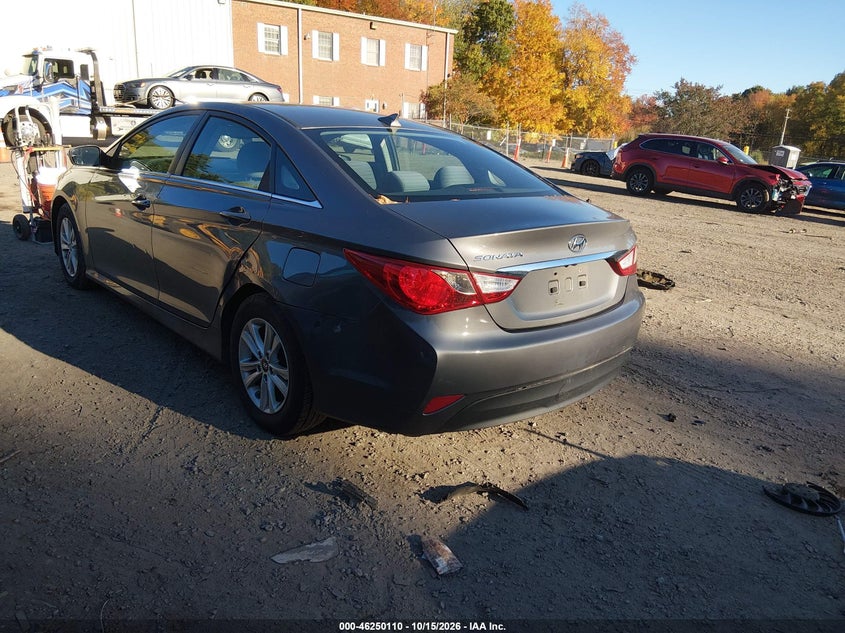 Vin: 5npeb4ac1eh876991, lot: 46750137, hyundai sonata gls 20143